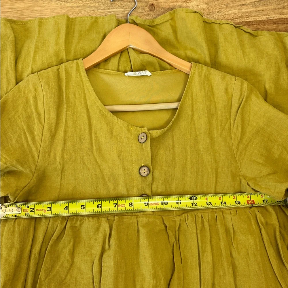 Roolee Olive Green Midi Dress - Picture 6 of 8